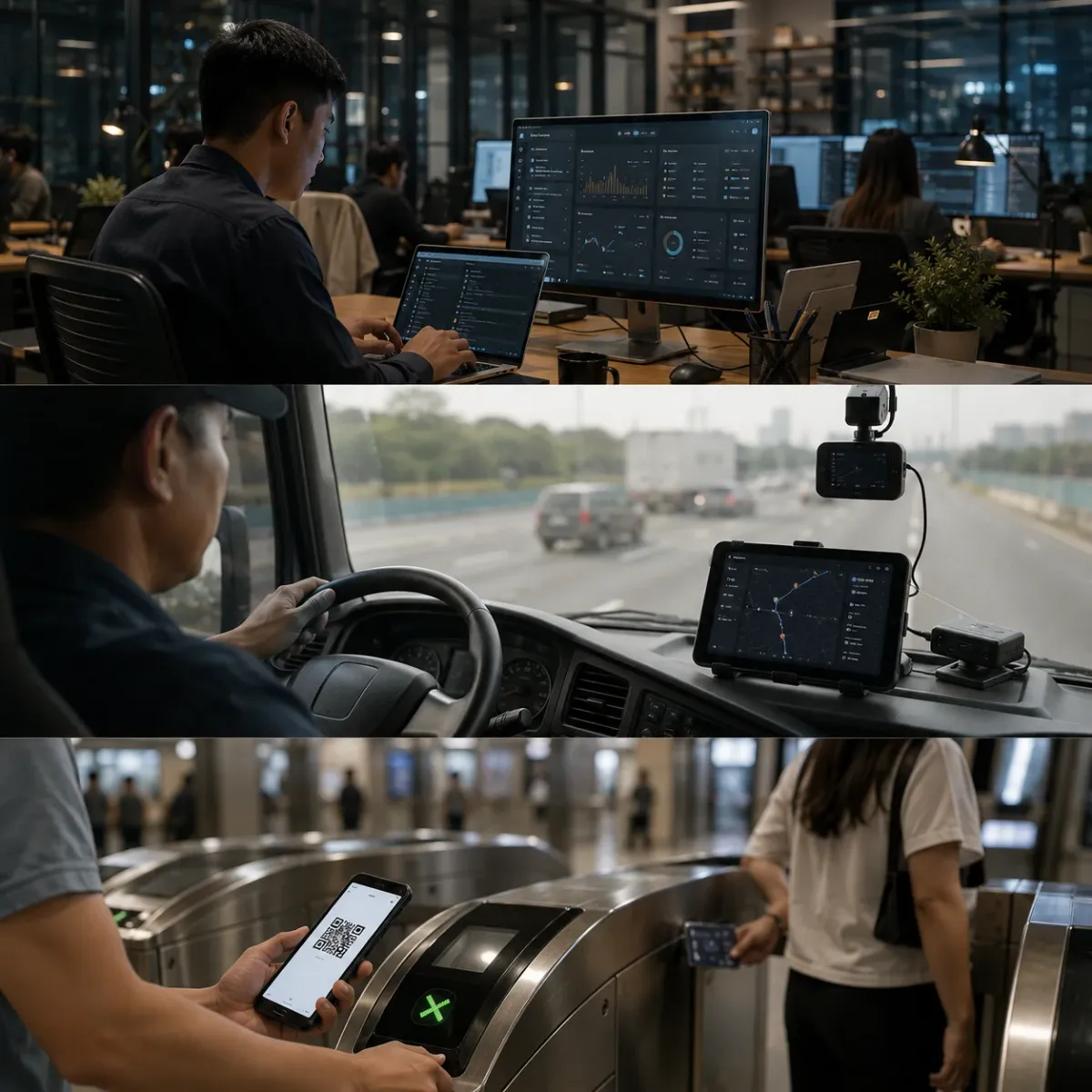 Portofolio Proyek Rencanain - TransJaya Smart Fleet Integration (System Integration)